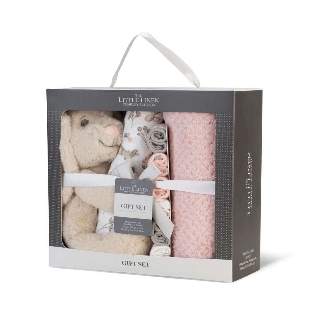 Little Linen Baby Gift Set - Harvest Bunny