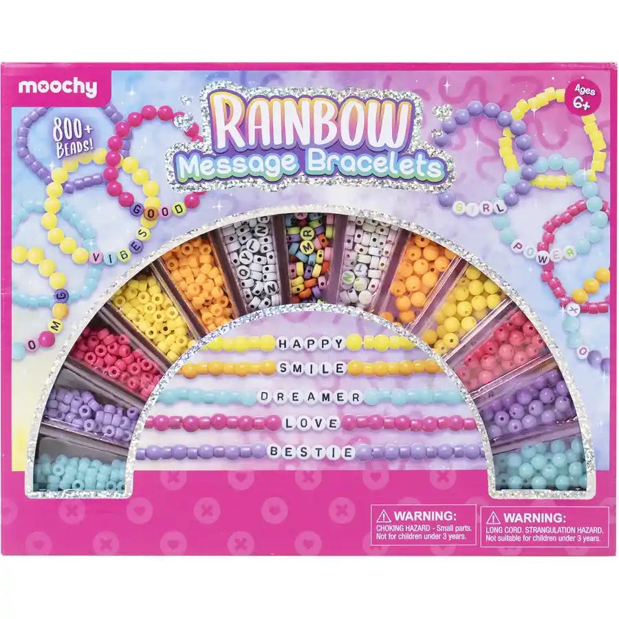 Moochy Rainbow Message Bracelet – Kidzstuffonline