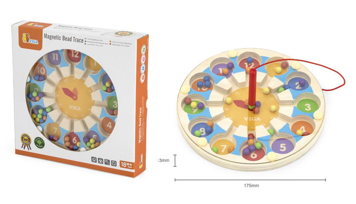 magnetic bead trace clock