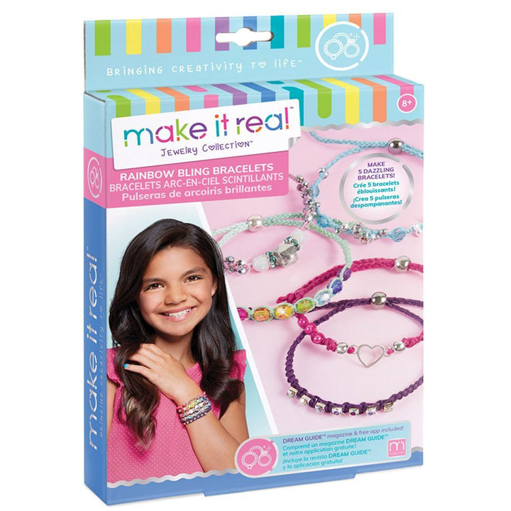 Make it Real - Rainbow Bling Bracelets