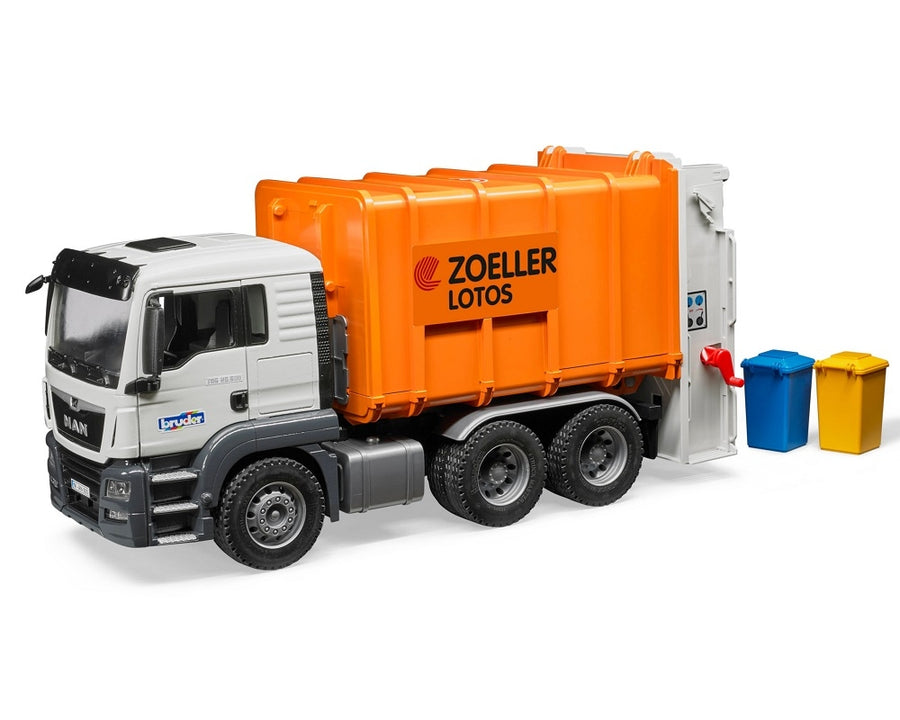 MAN TGS Garbage Truck Orange