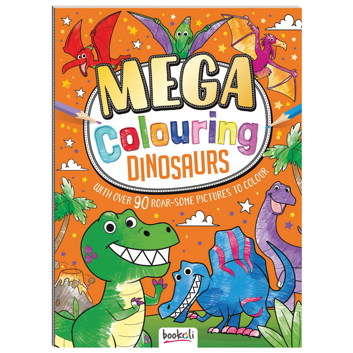 Mega Colouring Dinosaurs Book