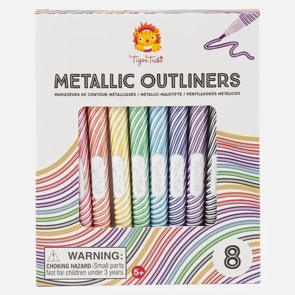 Metallic Outliners Tiger Tribe