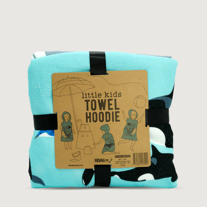 Moana Rd Towel Hoodie - Under The Sea