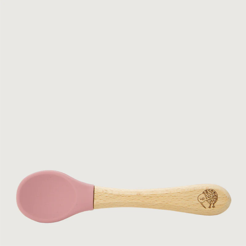 Moana rd Silicone Suction Bowl and Spoon Set - Pink