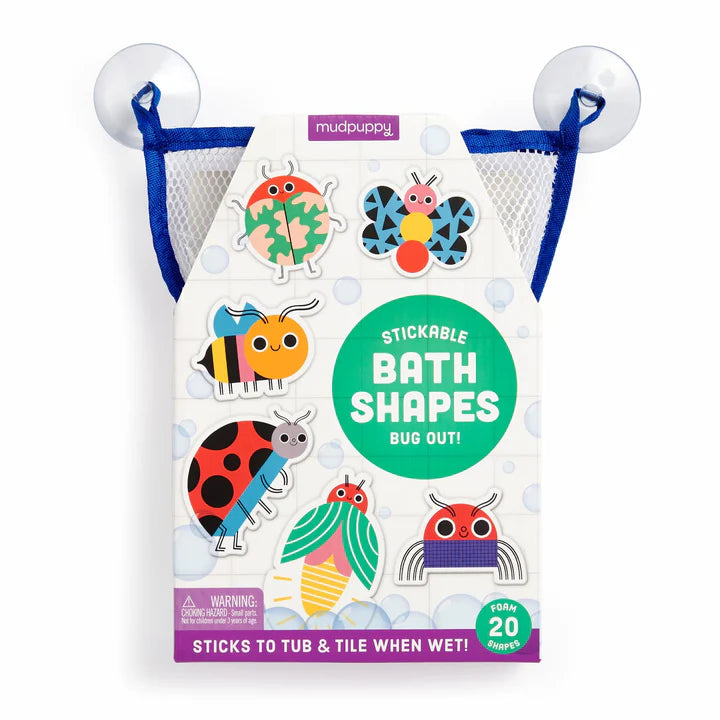 Mudpuppy Stickable Bath Shapes Bug Out!