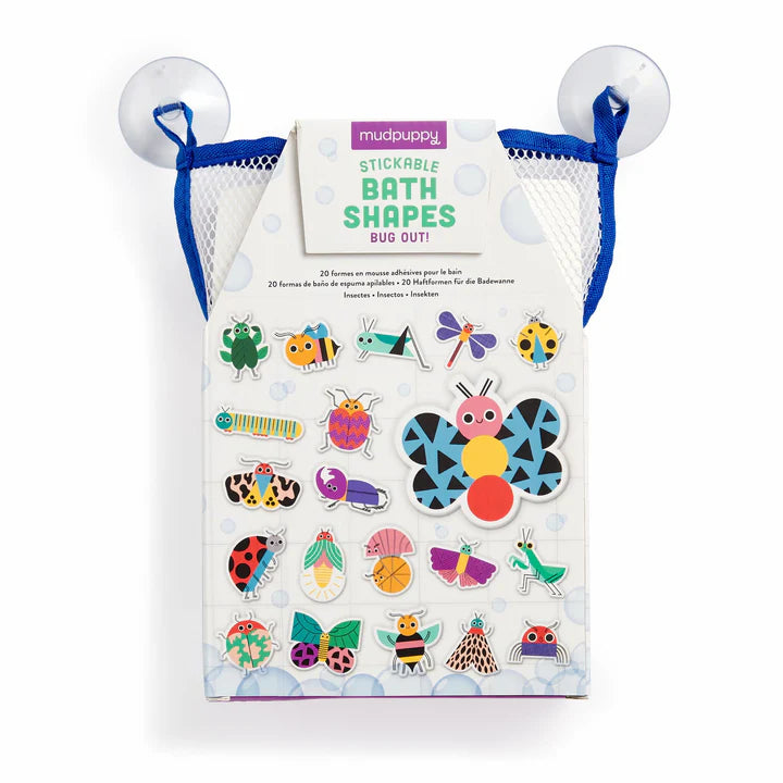 Mudpuppy Stickable Bath Shapes Bug Out!