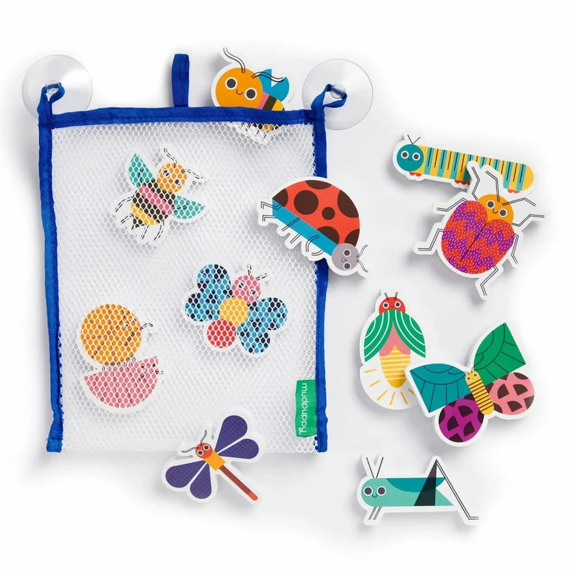 Mudpuppy Stickable Bath Shapes Bug Out!