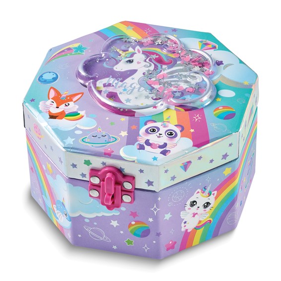 Musical Jewelry Box Glow in the dark Unicorn