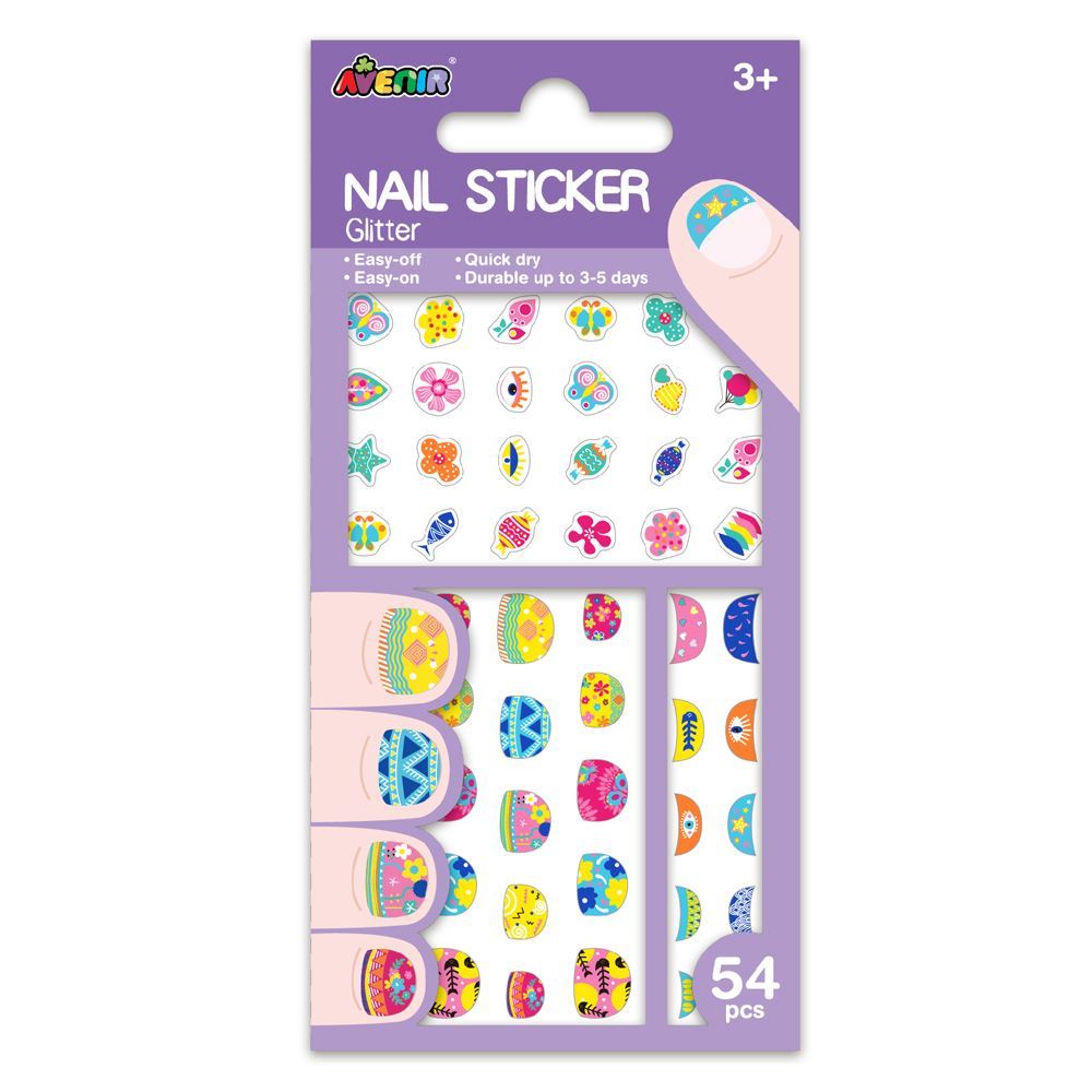 Nail Stickers - Purple