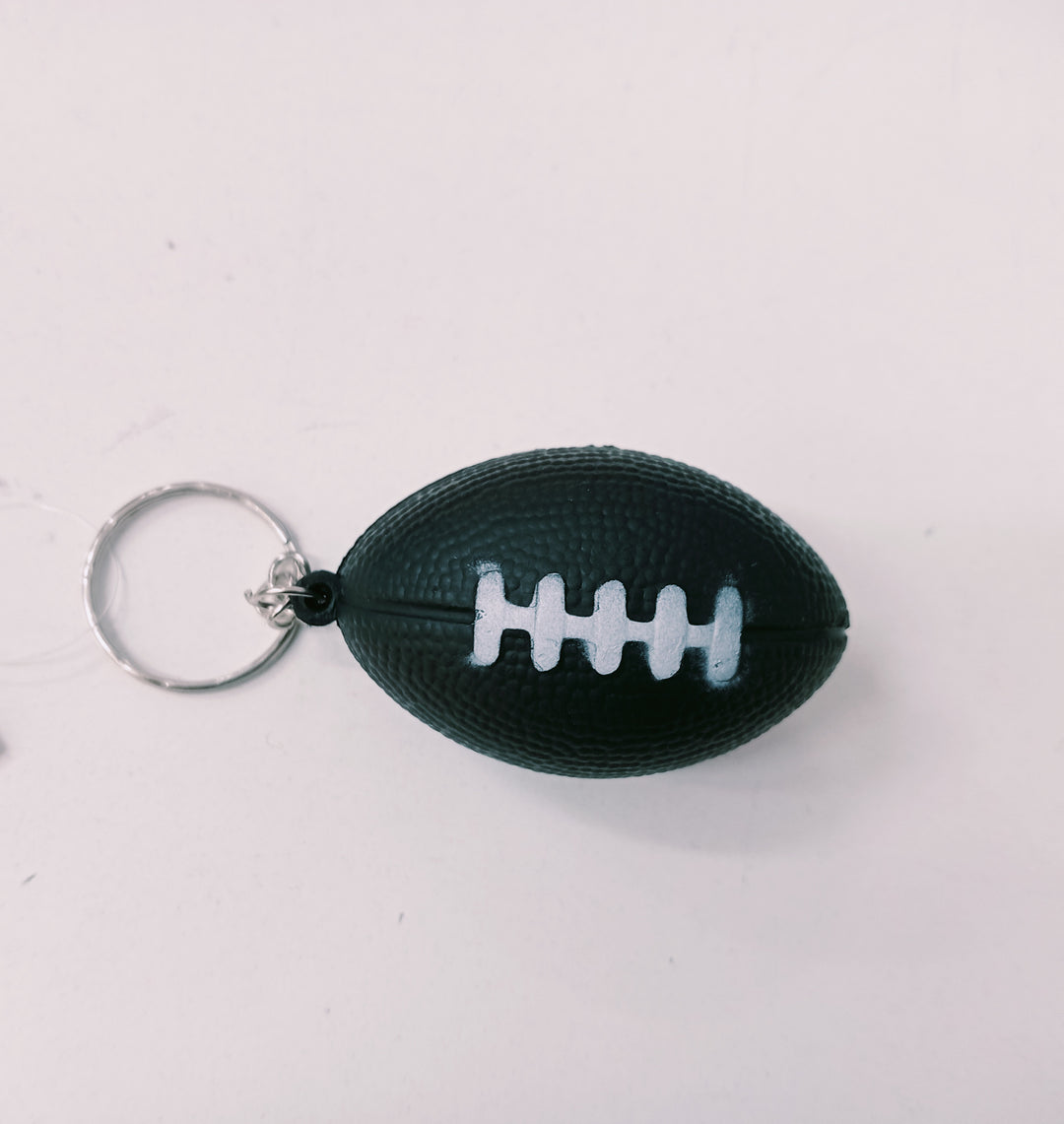 New Zealand Miniature Foam Rugby Ball Keychain