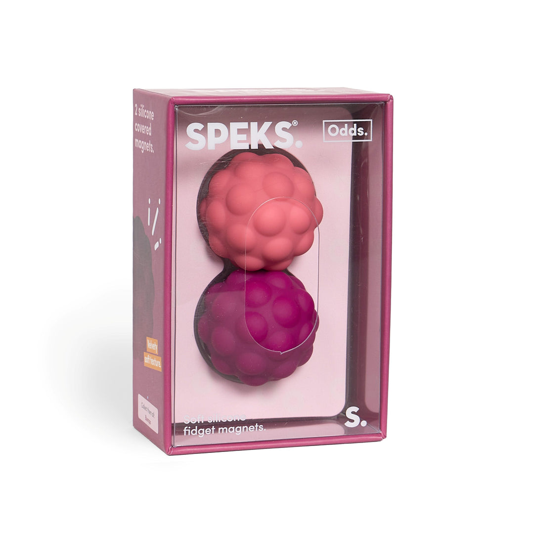 Speks soft silicone fidget magnets 2 pack Bumps