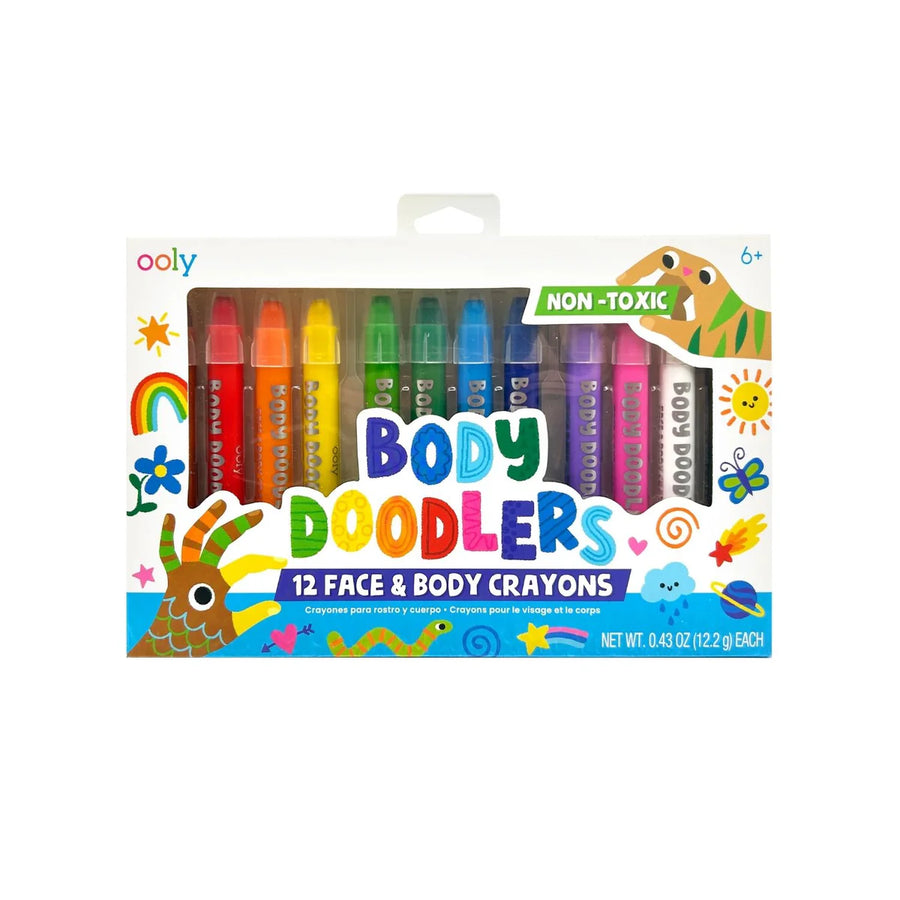 Ooly Body Doodler Face + Body Crayons