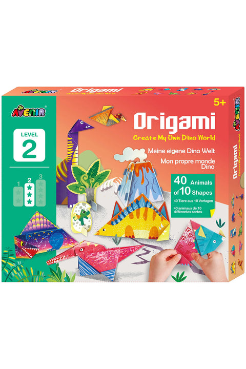 Origami Create My Own Dino World