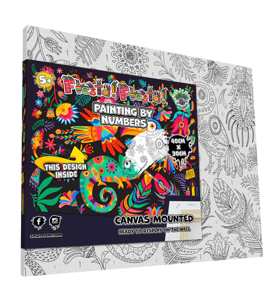 Paint By Number Kit Fiesta festival - Splash Planet