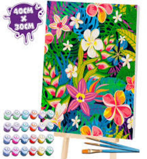 Paint By Number Kit summer vibes - Splash Planet