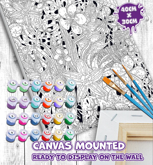 Paint By Number Kit summer vibes - Splash Planet