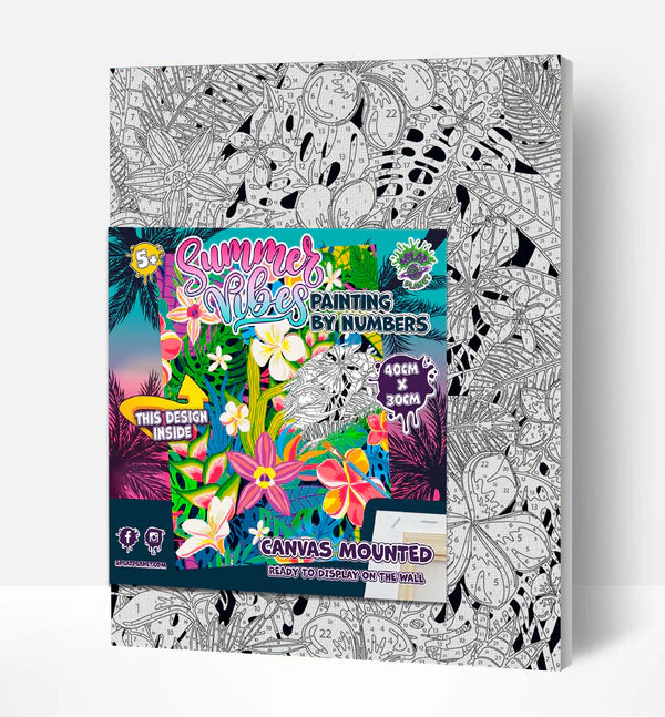 Paint By Number Kit summer vibes - Splash Planet