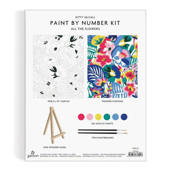 Paint By Number Kit All The Flowers