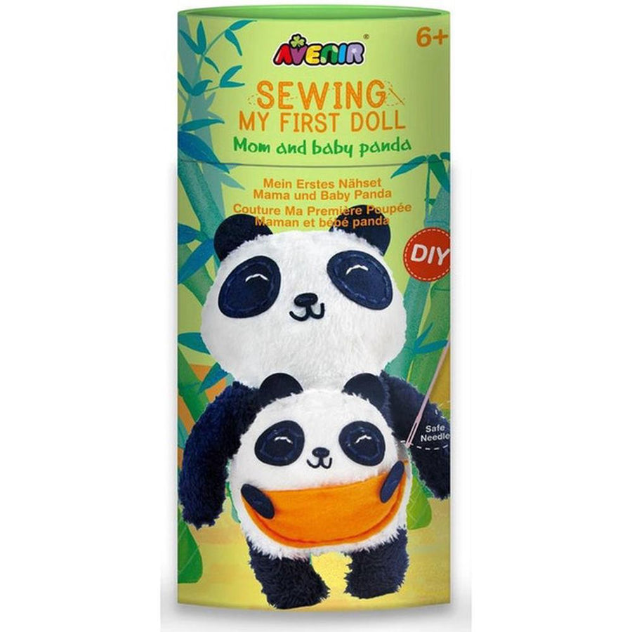 Panda mom and Baby Sewing Kit