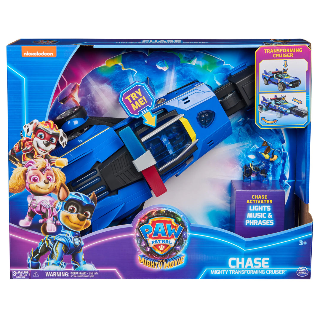 Paw Patrol Chase Mighty Transforming Cruiser Kidzstuffonline