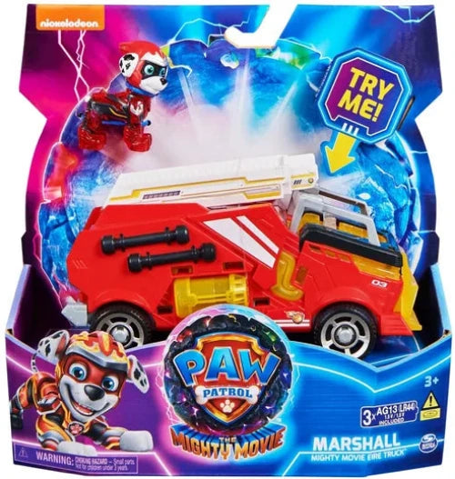 Paw Patrol Marshall Might Movie Fire truck