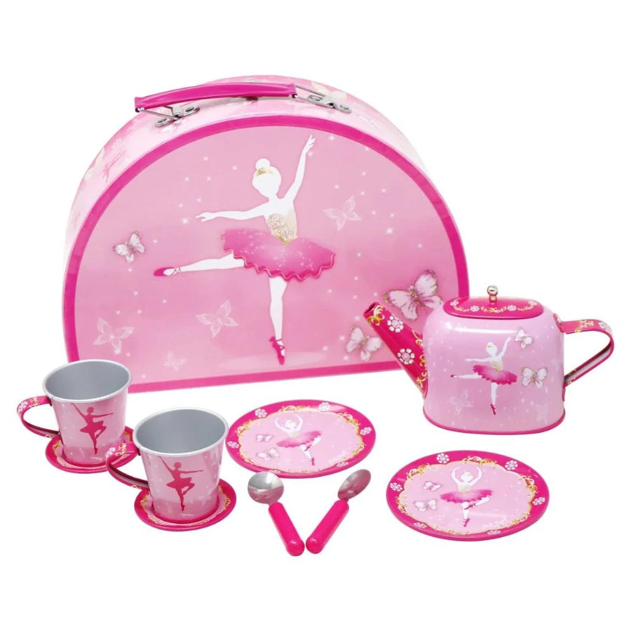 Tin Tea Set Ballerina
