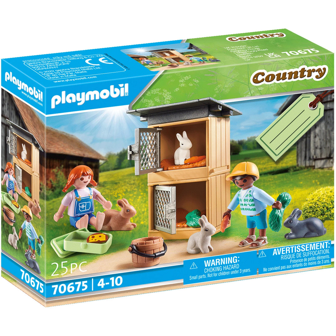 playmobil 70675 rabbit pen