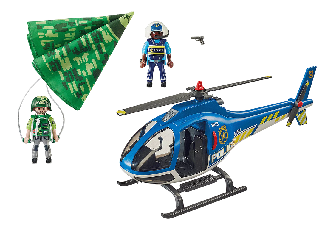 Playmobil helicopter Police Parachute 70569