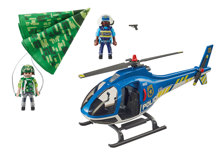 Playmobil helicopter Police Parachute 70569