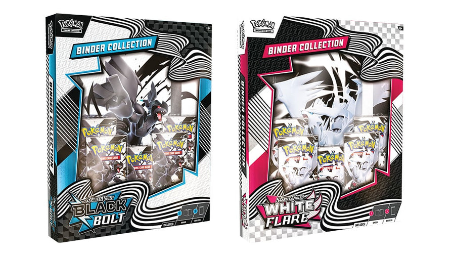 Pokemon scarlet and violet 10.5 black bolt /White Flare binder collection 