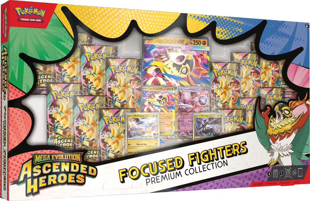 Pokemon TCG Ascended Heroes Focused Fighters - Premium Collection pre ...