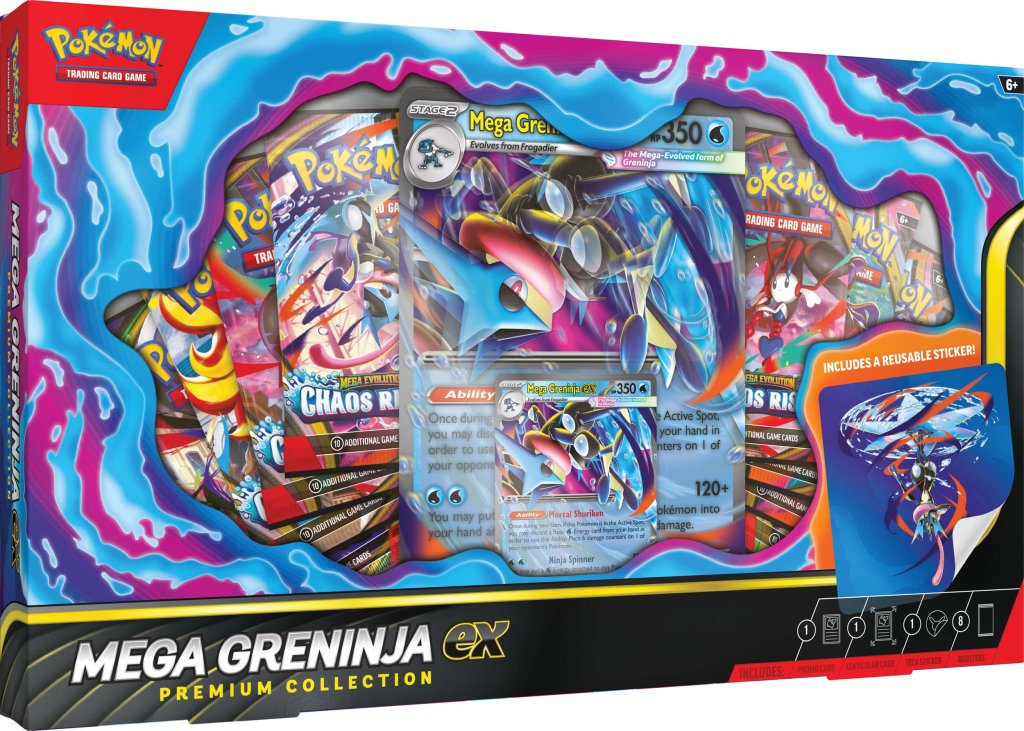 Pokemon TCG Mega Greninja Ex Premium collection PRE SALE