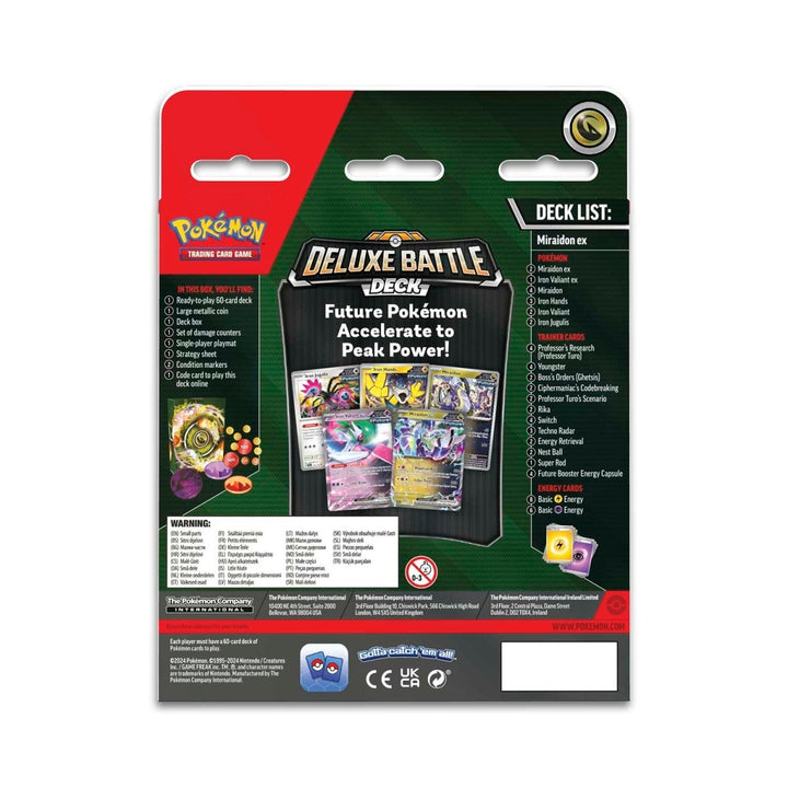Pokemon TCG Miraidon Ex Deluxe Battle Deck