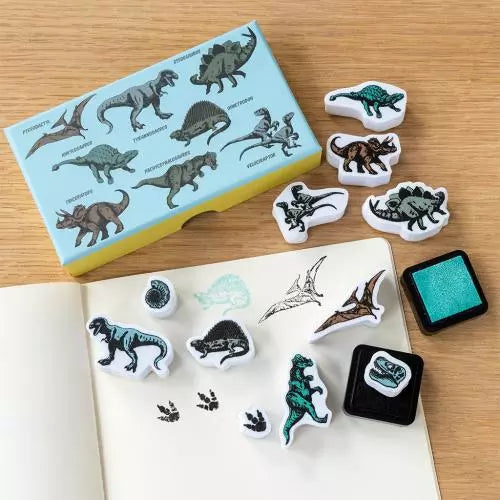 Prehistoric Land -Set of mini stamps