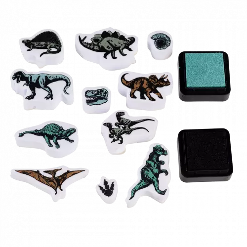 Prehistoric Land -Set of mini stamps