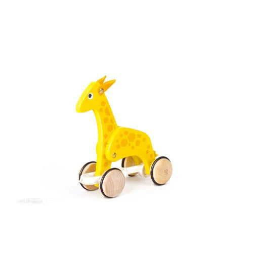 Pull A Long Giraffe Wooden Pull Toy - Hape