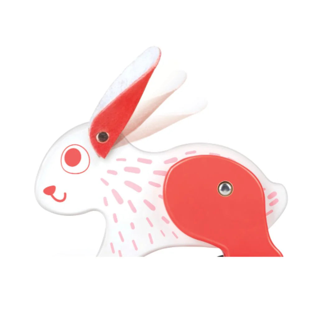 Pull A Long Bunny Wooden Pull Toy - Hape