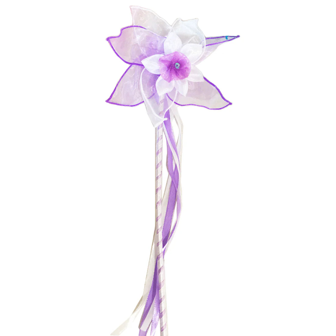 Purple Rose Fairy Wand