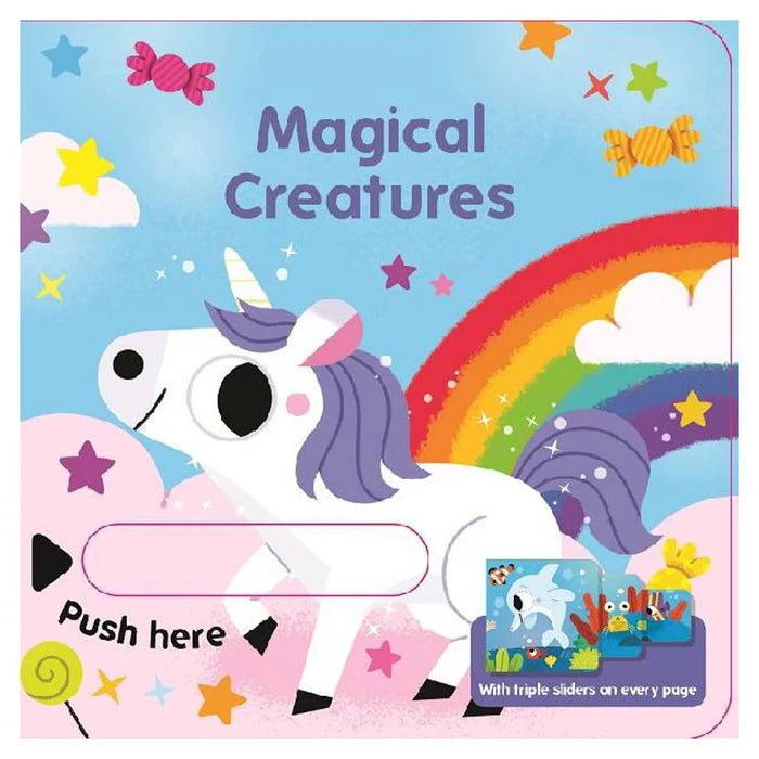 Push and Pull Magical Creatures Book