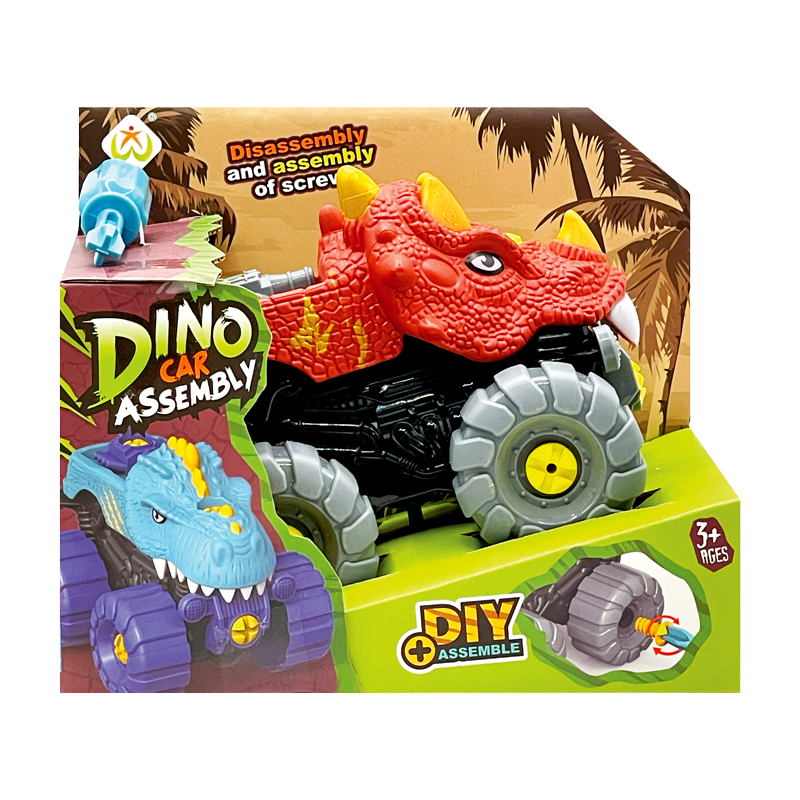 DIY Assembly Dino Car