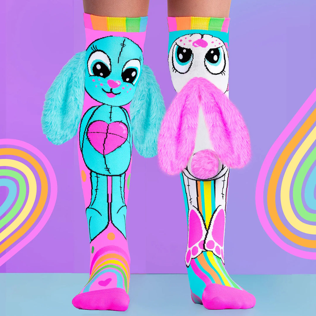 Rainbow Bunny Socks Madmia