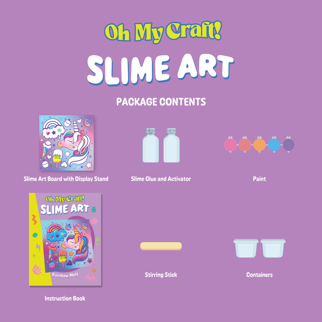 OMC! Slime Art Kit - Rainbow Melt