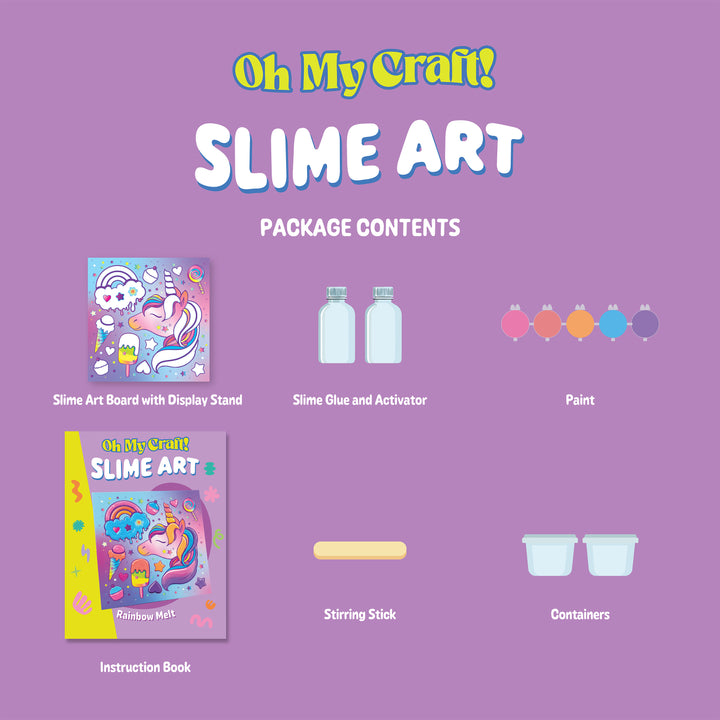 OMC! Slime Art Kit - Rainbow Melt