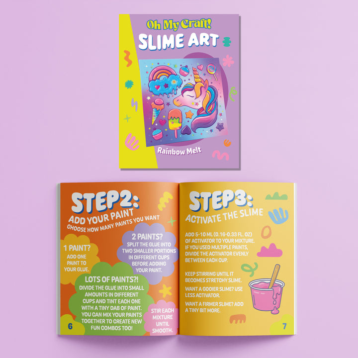 OMC! Slime Art Kit - Rainbow Melt