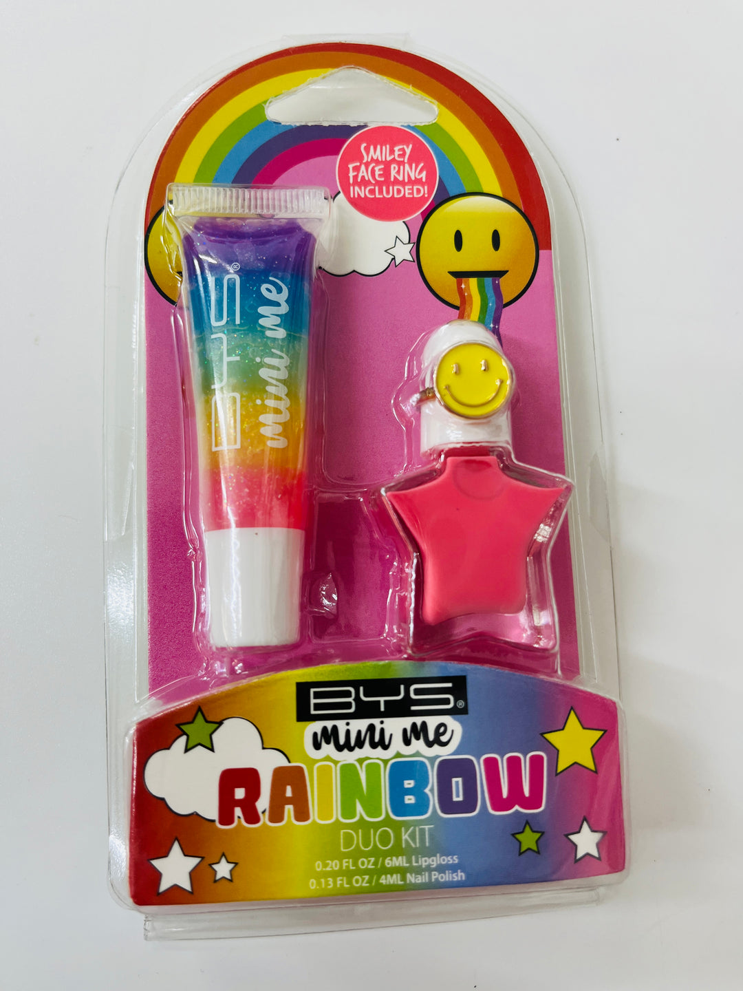 BY'S mini me Rainbow Duo Kit packaging on a white background