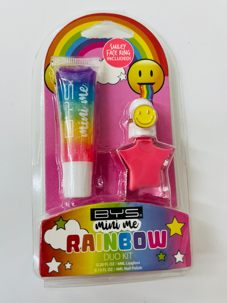 BY'S mini me Rainbow Duo Kit packaging on a white background