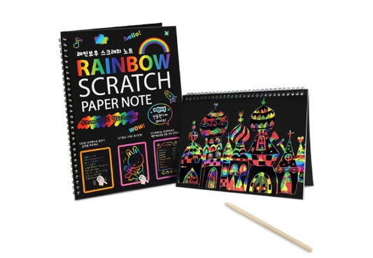 Rainbow scratch Art Pad