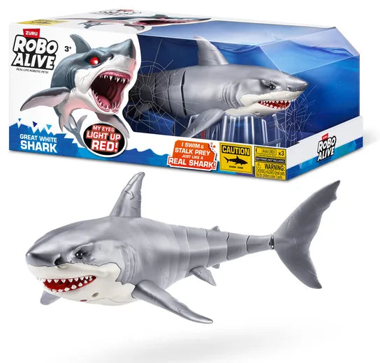 Robo Alive Great White Shark