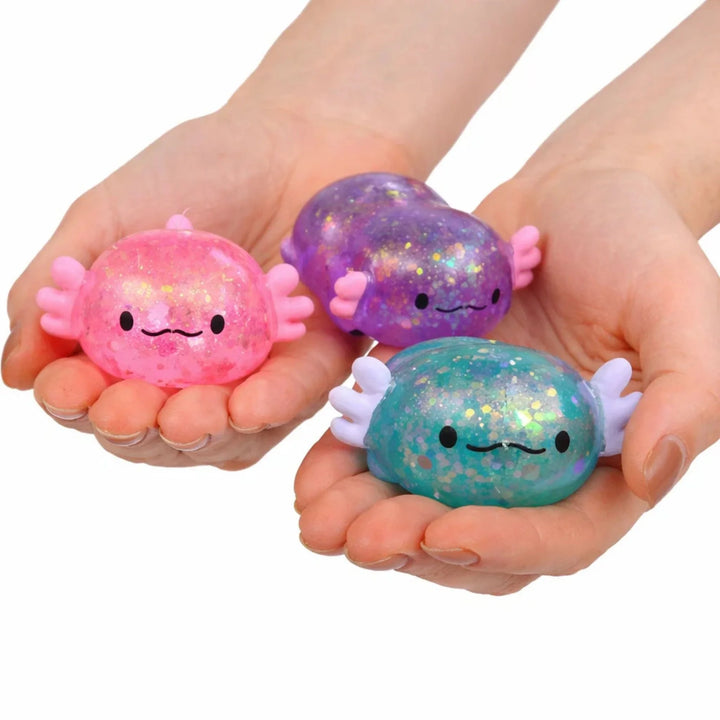 Scrunchems Glitter Mini Sugar Axolotls 3 Pack